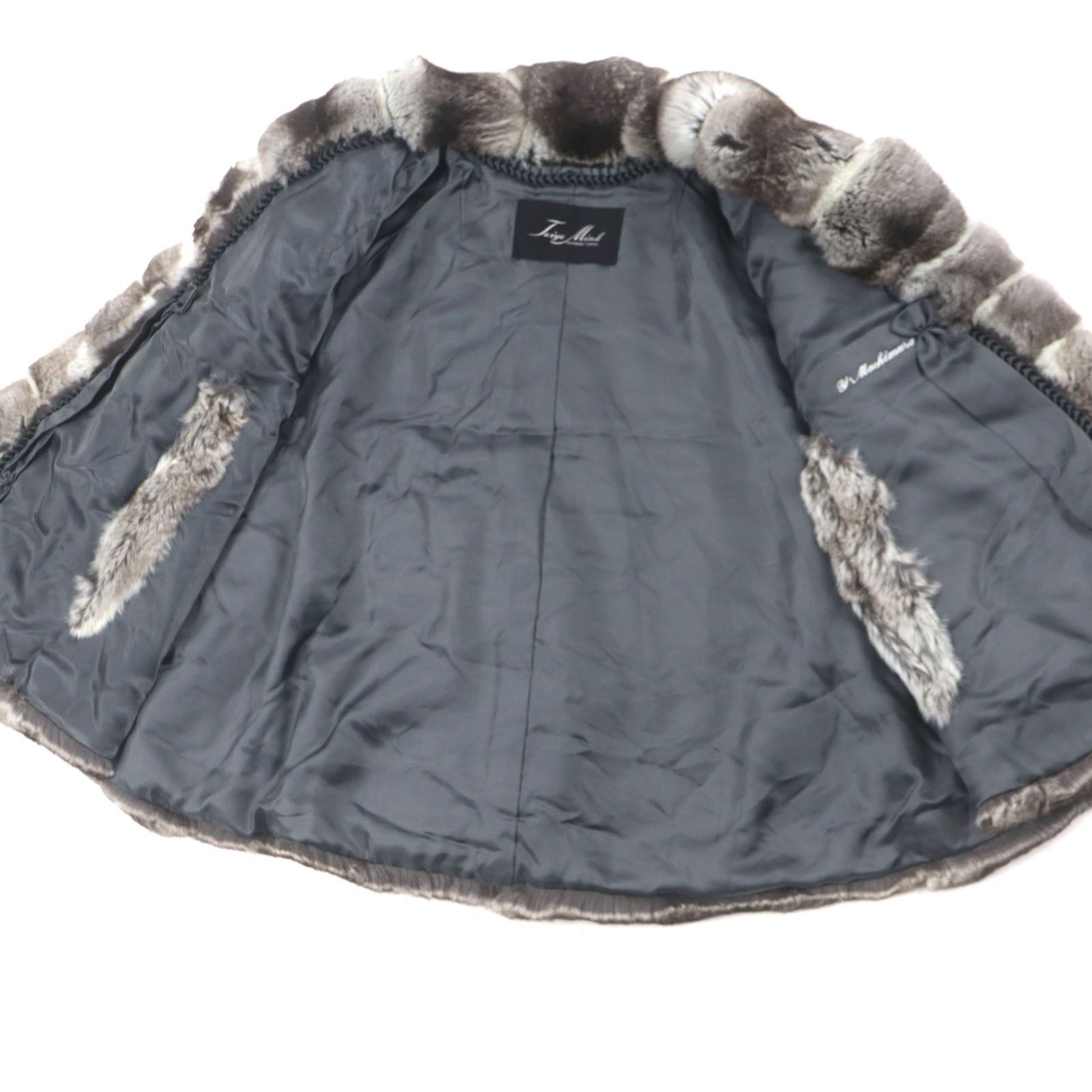 Other Other Chinchilla Genuine Fur Poncho Cape Natural Material Outerwear DUTY FREE for USA Size ONE SIZE - 5 Thumbnail