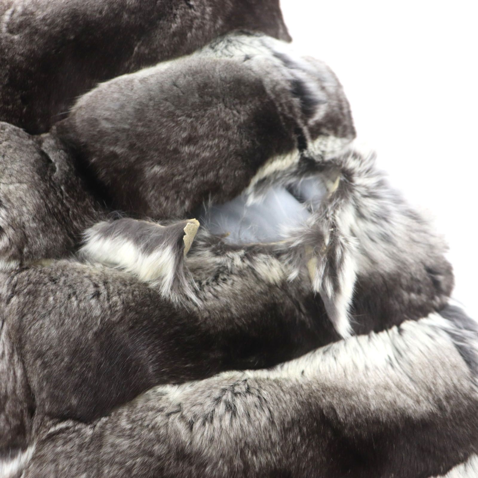 Other Other Chinchilla Genuine Fur Poncho Cape Natural Material Outerwear DUTY FREE for USA Size ONE SIZE - 8 Thumbnail