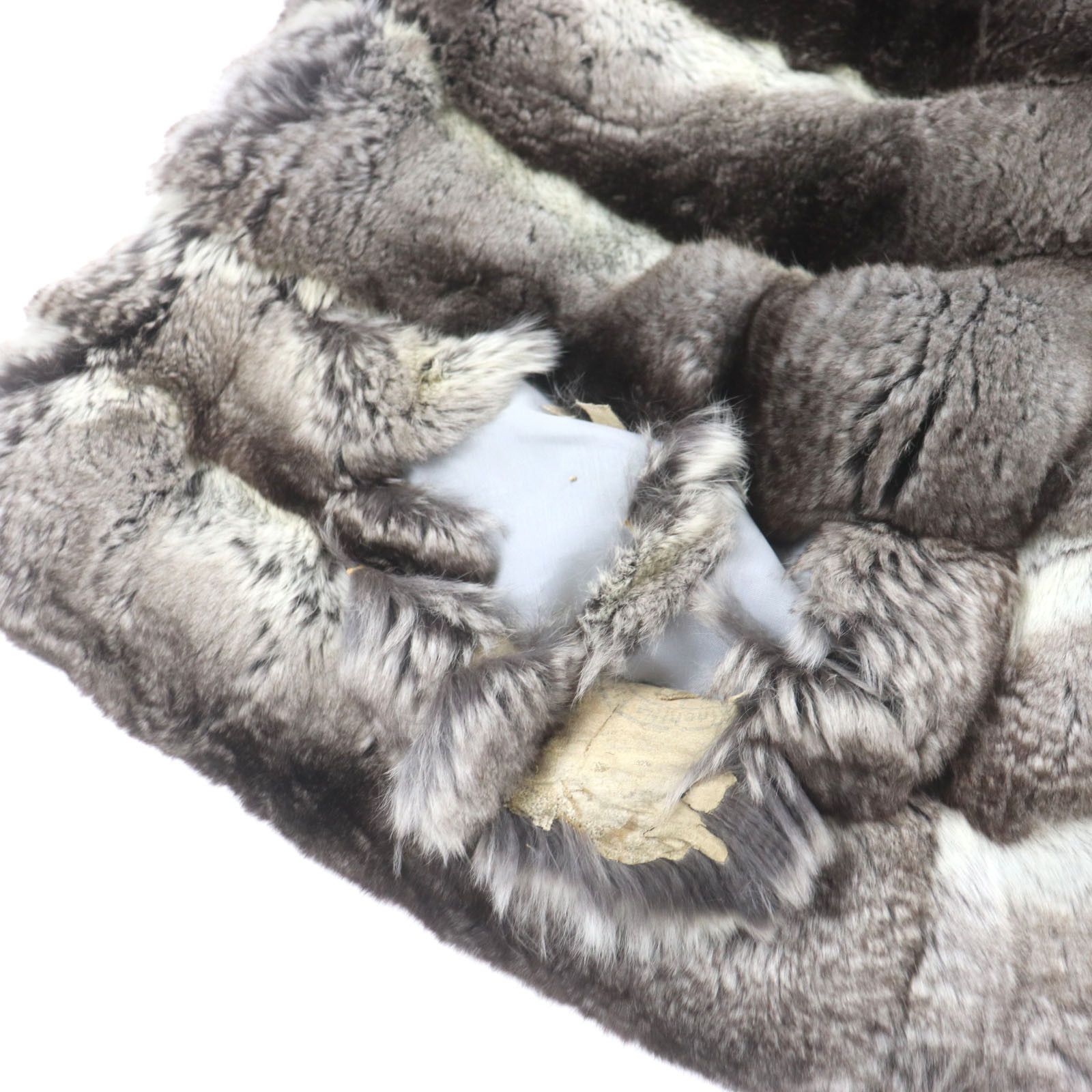 Other Other Chinchilla Genuine Fur Poncho Cape Natural Material Outerwear DUTY FREE for USA Size ONE SIZE - 7 Thumbnail