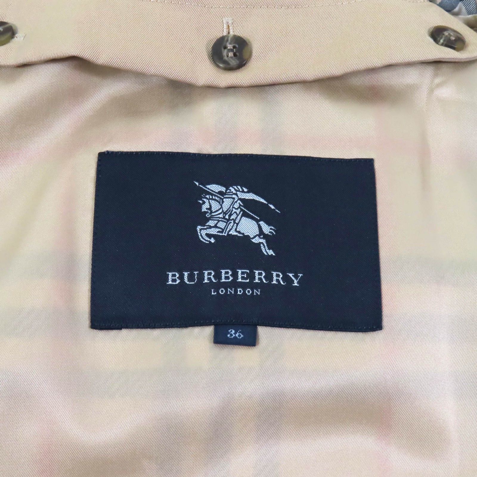 Burberry Burberry Burberry London Trench Coat Wool Liner Trench Coat Cotton Outerwear FRA87-130-51 DUTY FREE for USA Size ONE SIZE - 7 Thumbnail