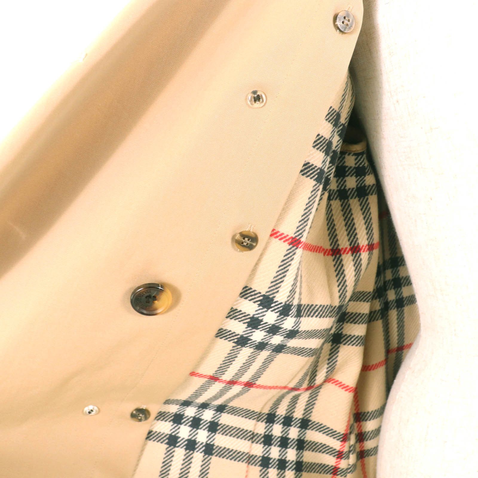 Burberry Burberry Burberry London Trench Coat Wool Liner Trench Coat Cotton Outerwear FRA87-130-51 DUTY FREE for USA Size ONE SIZE - 5 Thumbnail