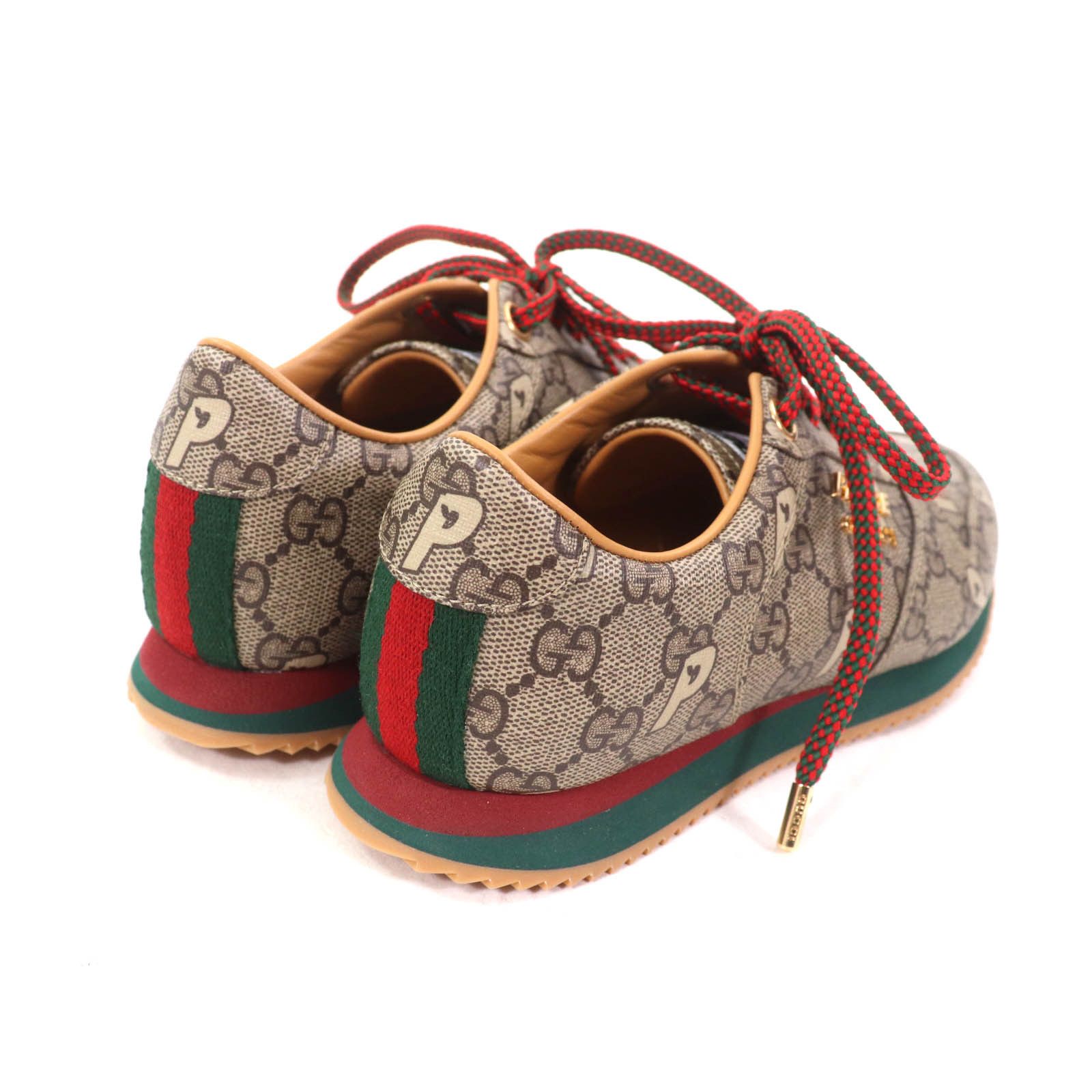 Gucci Gucci Gucci Palace Palace GG Supreme Metal Logo Lace-up Sneakers Canvas Shoes 727940 DUTY FREE for USA Size ONE SIZE - 3 Thumbnail