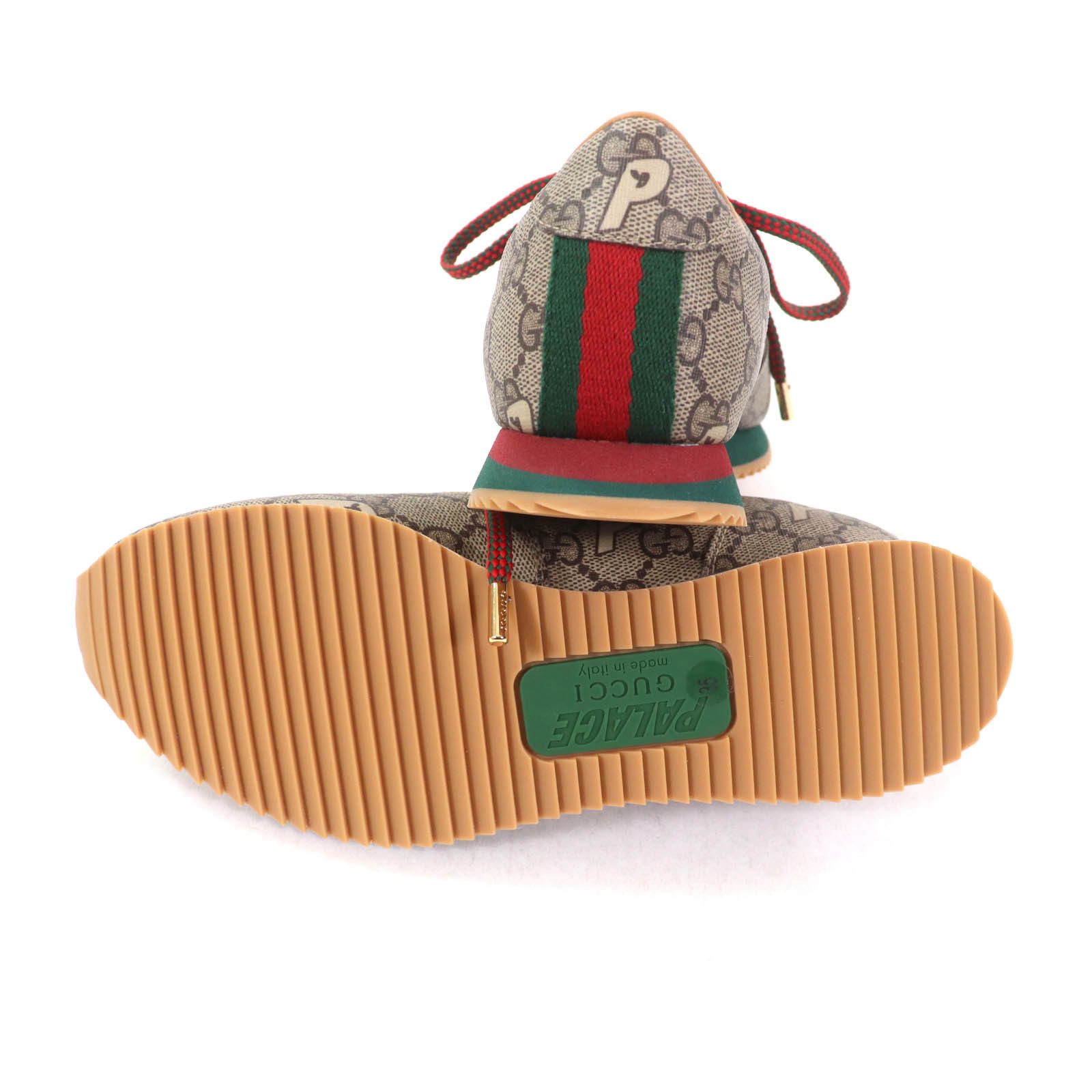 Gucci Gucci Gucci Palace Palace GG Supreme Metal Logo Lace-up Sneakers Canvas Shoes 727940 DUTY FREE for USA Size ONE SIZE - 7 Thumbnail