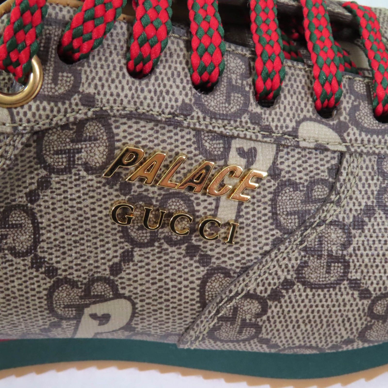 Gucci Gucci Gucci Palace Palace GG Supreme Metal Logo Lace-up Sneakers Canvas Shoes 727940 DUTY FREE for USA Size ONE SIZE - 9 Thumbnail
