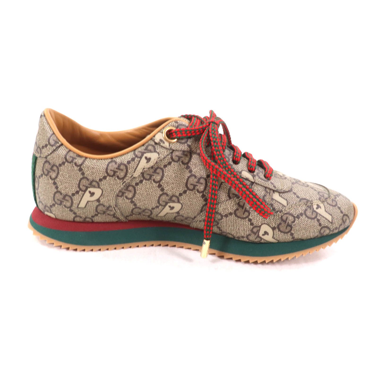 Gucci Gucci Gucci Palace Palace GG Supreme Metal Logo Lace-up Sneakers Canvas Shoes 727940 DUTY FREE for USA Size ONE SIZE - 6 Thumbnail