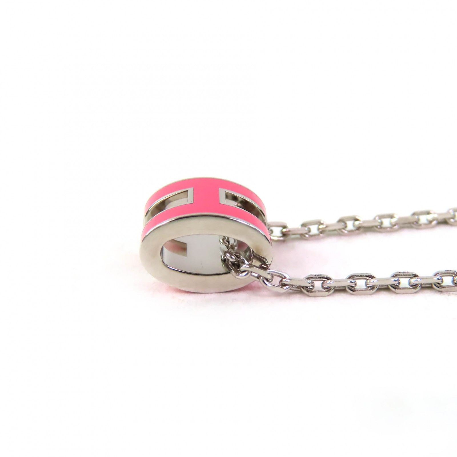 Hermes Hermes Hermes Pop H Necklace Pendant Metal Necklace DUTY FREE for USA Size ONE SIZE - 5 Thumbnail