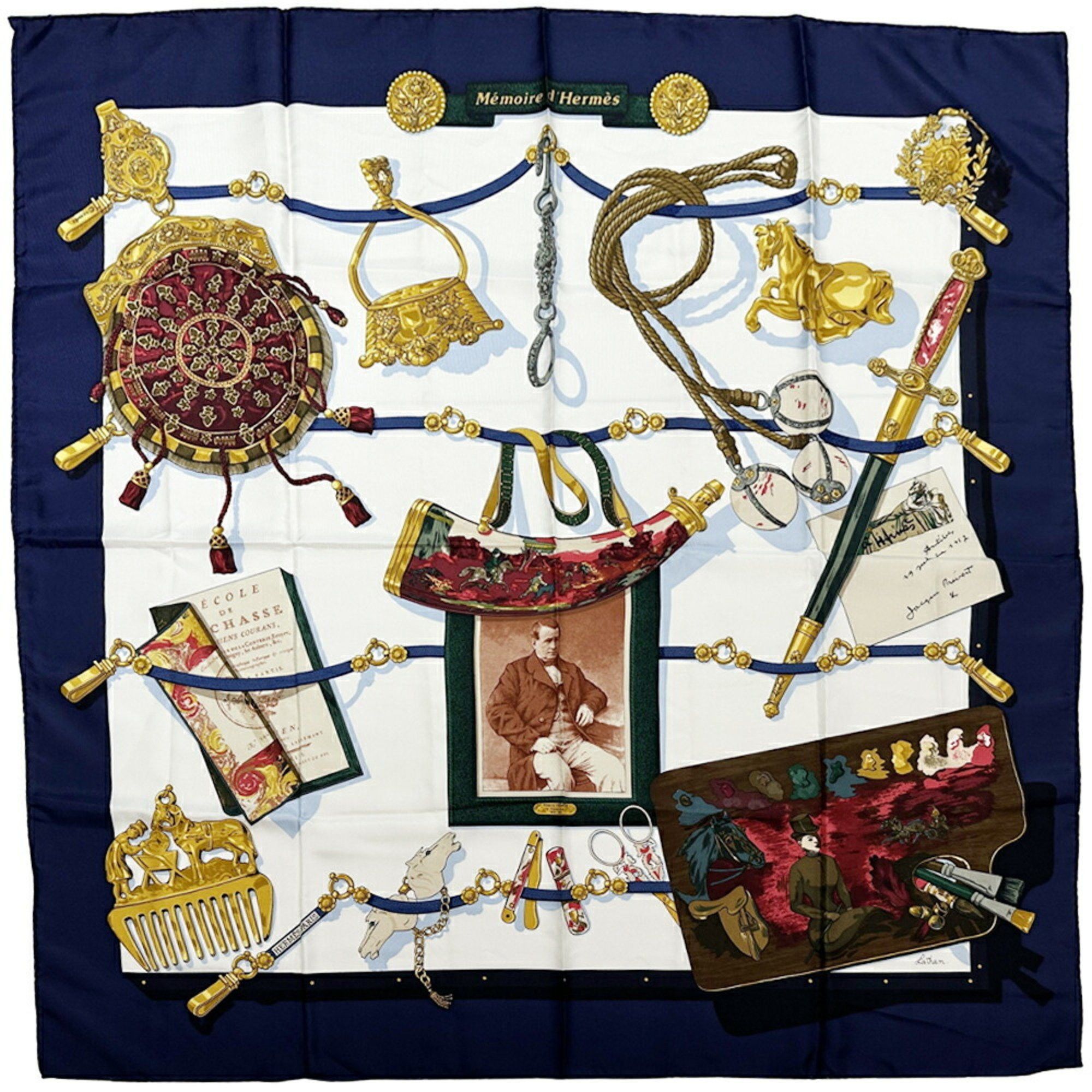 Hermes Hermès Carré 90 scarf Size ONE SIZE - 2 Thumbnail