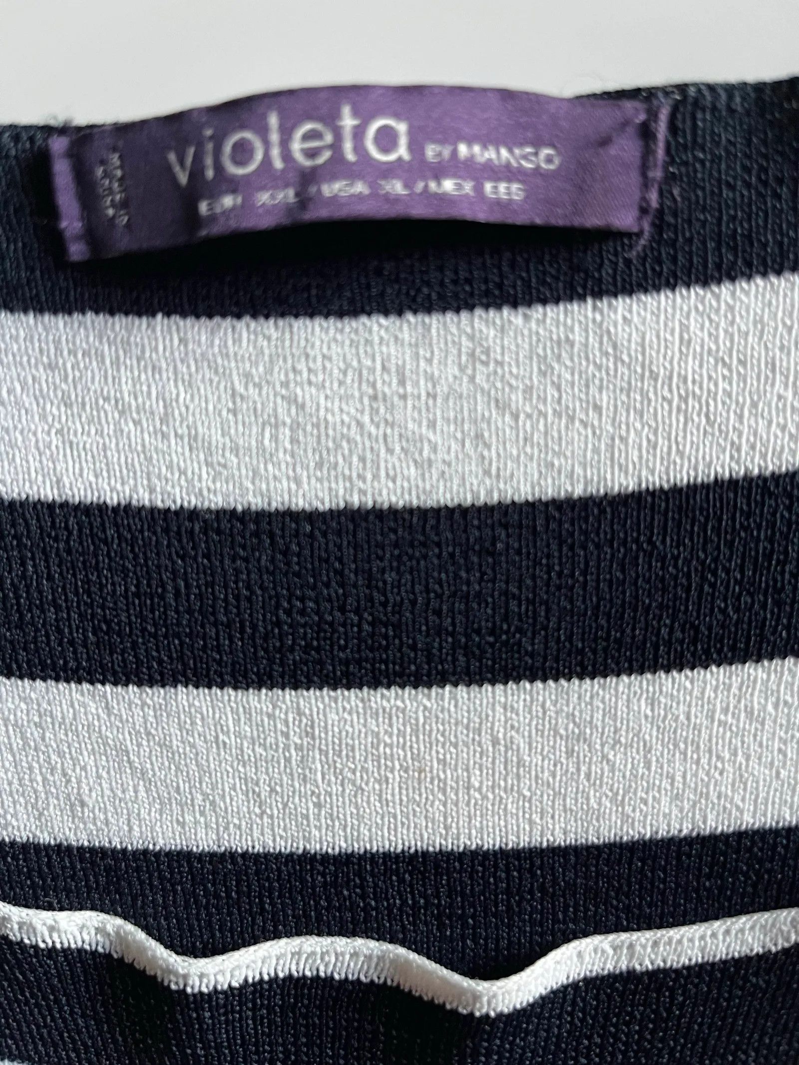 Mango Violeta by Mango Top Size L / US 10 / IT 46 - 2 Thumbnail