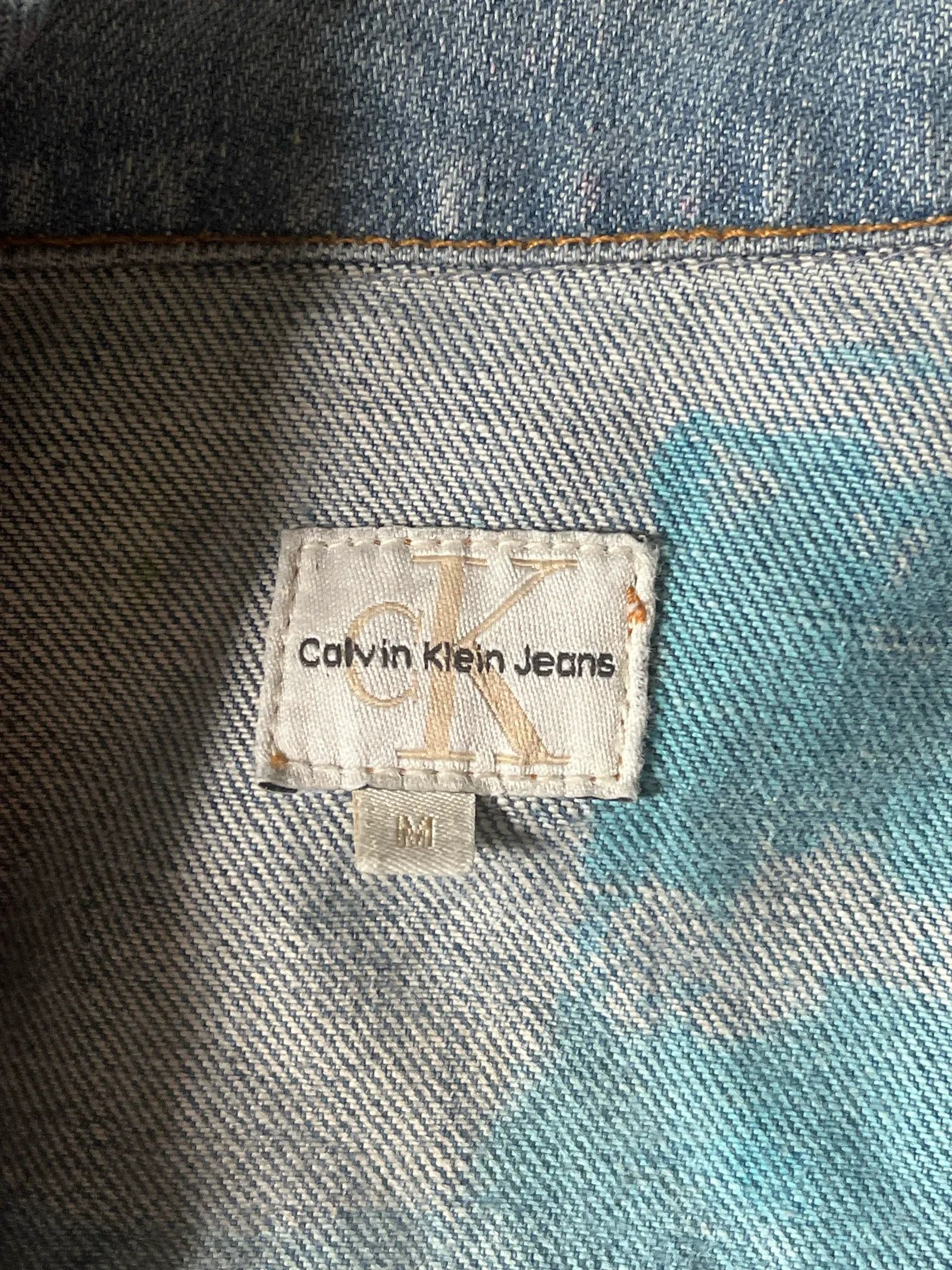 Calvin Klein Calvin Klein Konst på jacka Jeans Size 28" / US 6 / IT 42 - 3 Thumbnail