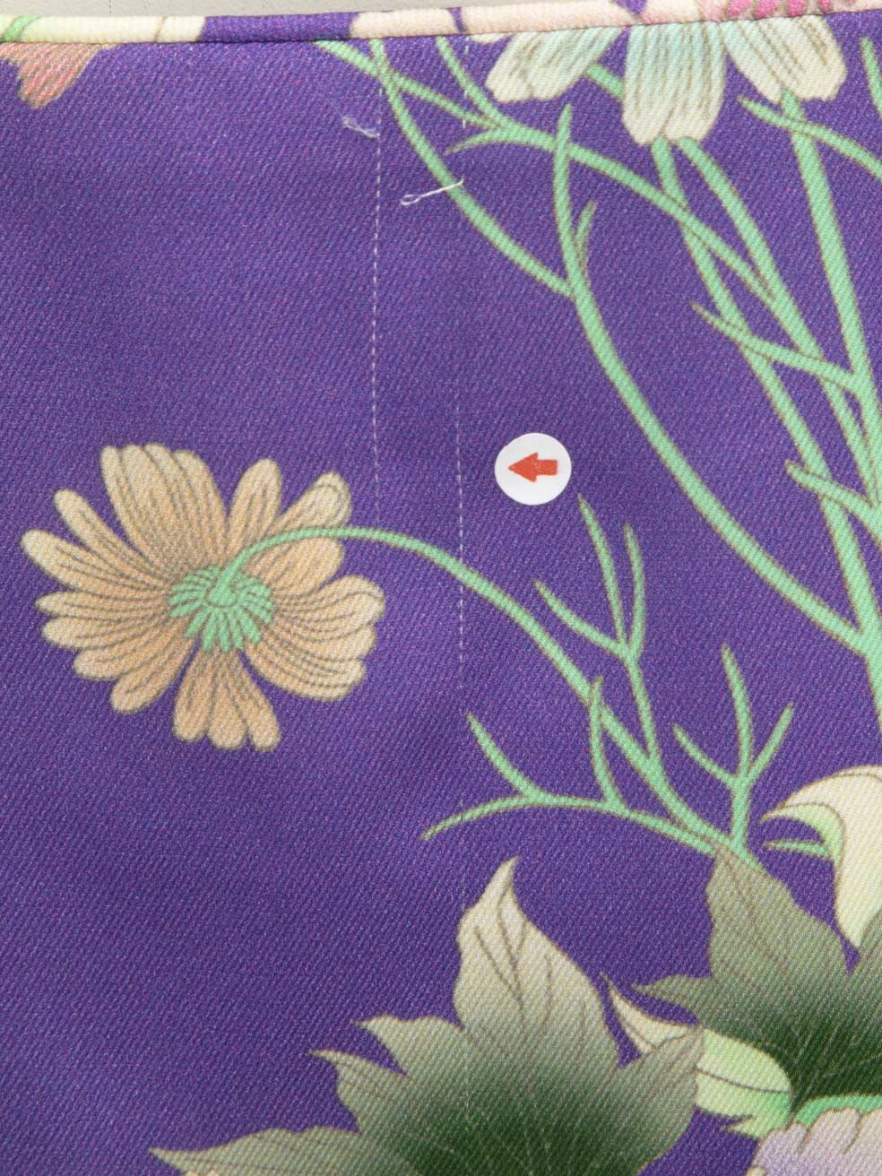 Sandro Purple Floral Print Top Size XS / US 0-2 / IT 36-38 - 6 Thumbnail