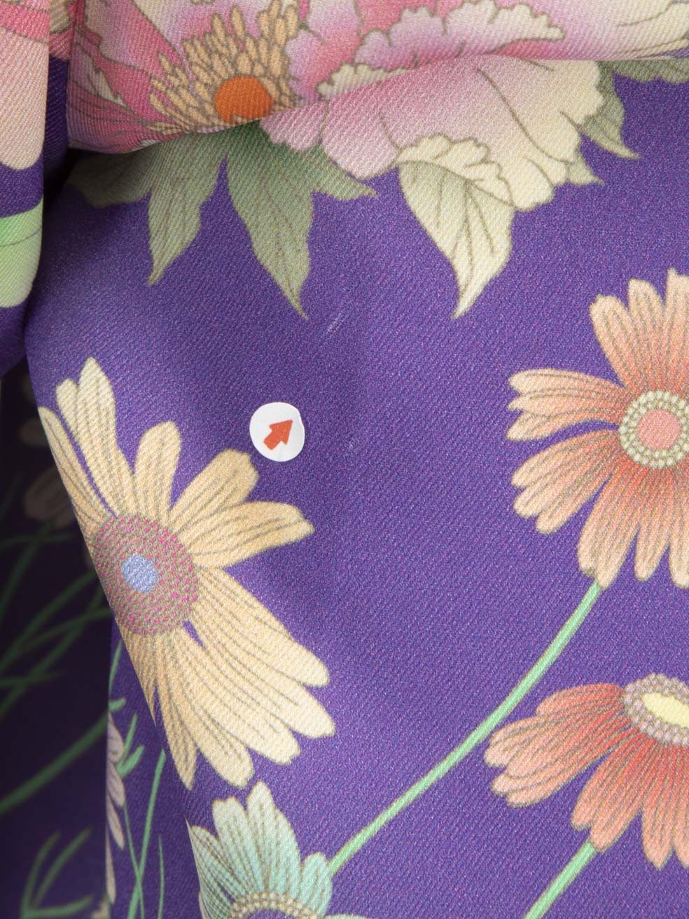 Sandro Purple Floral Print Top Size XS / US 0-2 / IT 36-38 - 7 Thumbnail