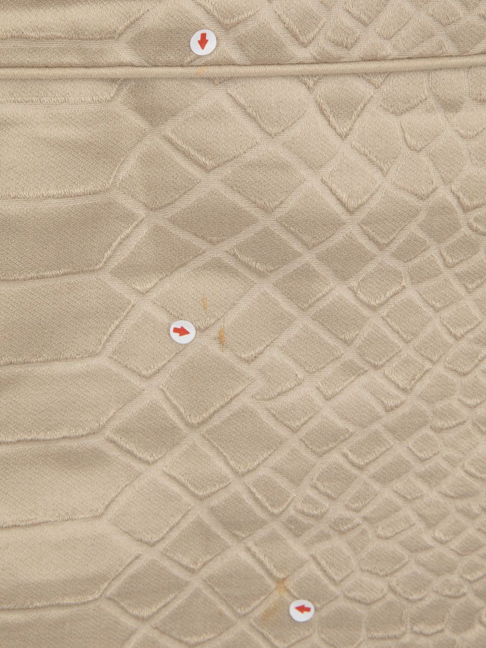 Versace Beige Python Embossed Skirt Size 27" / US 4 / IT 40 - 5 Thumbnail