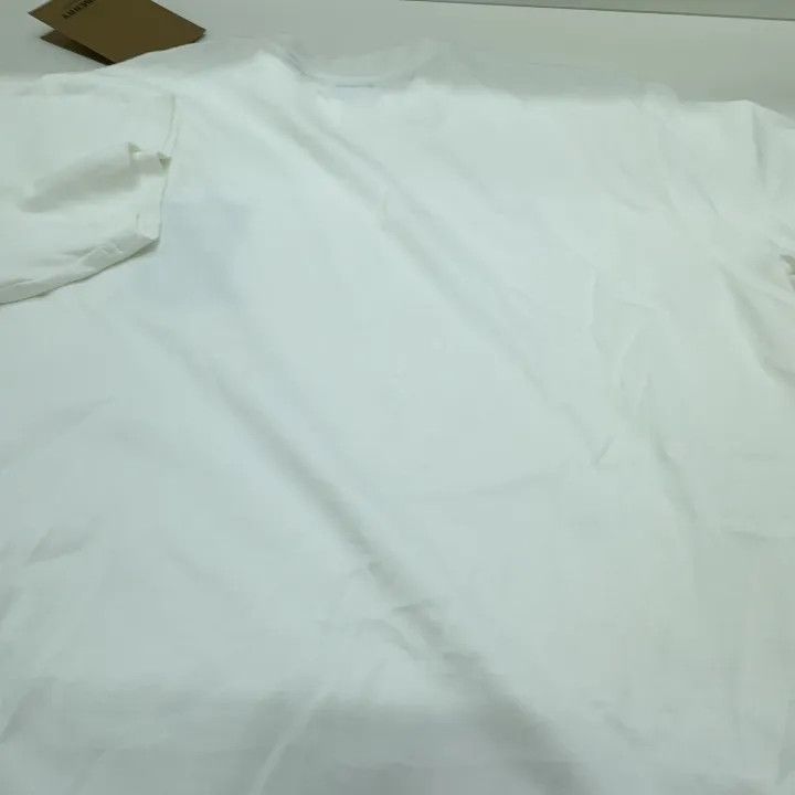 Burberry Burberry Monogram Motif Oversized T-shirt 0079 Size XS / US 0-2 / IT 36-38 - 3 Thumbnail