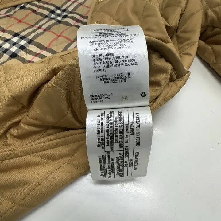 Burberry Burberry Vintage Corduroy Lined Diamond Quilted Jacket 0079 Size XXS / US 00 / IT 34 - 4 Thumbnail