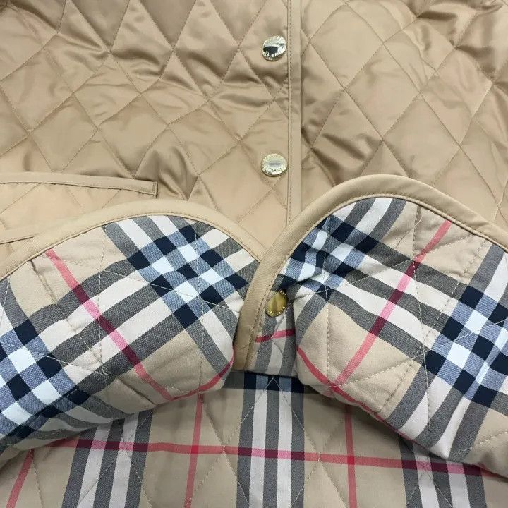 Burberry Burberry Vintage Corduroy Lined Diamond Quilted Jacket 0079 Size XXS / US 00 / IT 34 - 9 Thumbnail