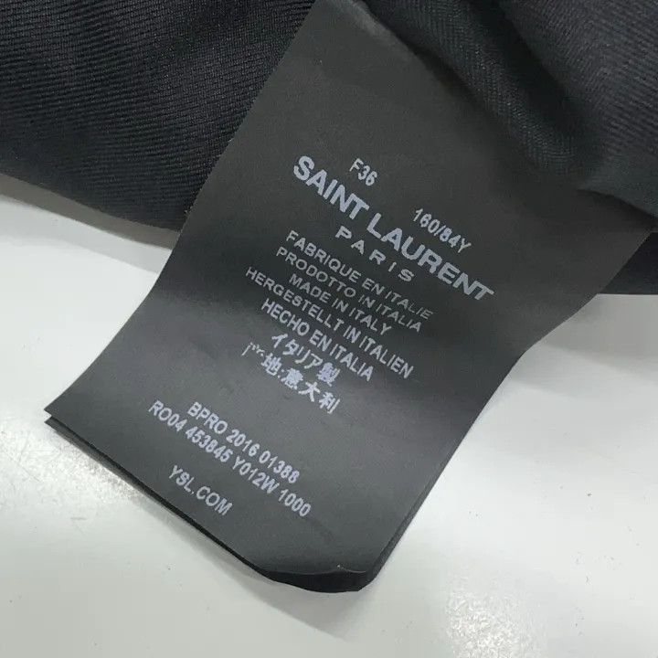 Saint Laurent Paris Yves Saint Laurent Black Dress for Women 0079 Size S / US 4 / IT 40 - 4 Thumbnail
