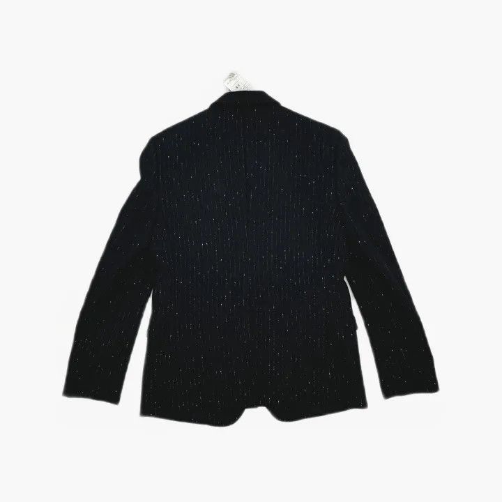 Saint Laurent Paris Yves Saint Laurent Black Striped Blazer Jacket 0079 Size L / US 10 / IT 46 - 3 Thumbnail
