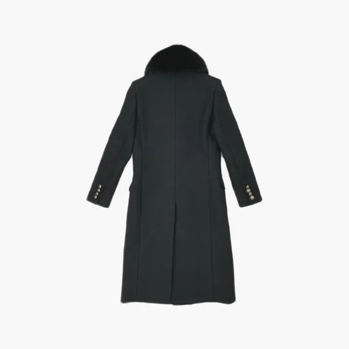 Saint Laurent Paris Yves Saint Laurent Double-Breasted Long Coat 0079 Size S / US 4 / IT 40 - 3 Thumbnail