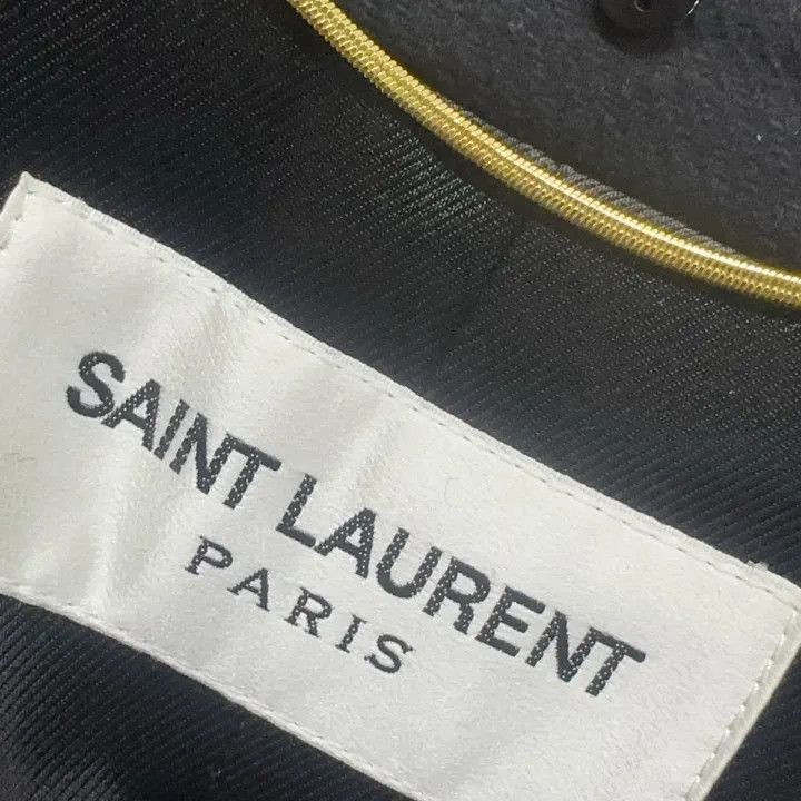 Saint Laurent Paris Yves Saint Laurent Double-Breasted Long Coat 0079 Size S / US 4 / IT 40 - 5 Thumbnail