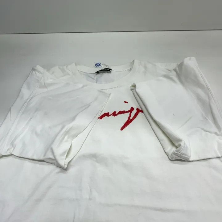 Balenciaga Balenciaga SS23 White Logo Print Short Sleeve T-shirt 0079 Size XXL / US 16-18 / IT 52-54 - 6 Thumbnail