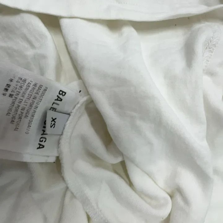 Balenciaga Balenciaga Logo Print Short Sleeve T-Shirt 0079 Size XS / US 0-2 / IT 36-38 - 5 Thumbnail