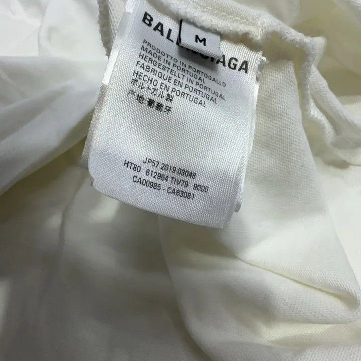 Balenciaga Balenciaga Logo Print Casual Short Sleeve Top 0079 Size M / US 6-8 / IT 42-44 - 5 Thumbnail