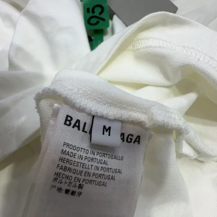 Balenciaga Balenciaga Logo Print Casual Short Sleeve Top 0079 Size M / US 6-8 / IT 42-44 - 4 Thumbnail