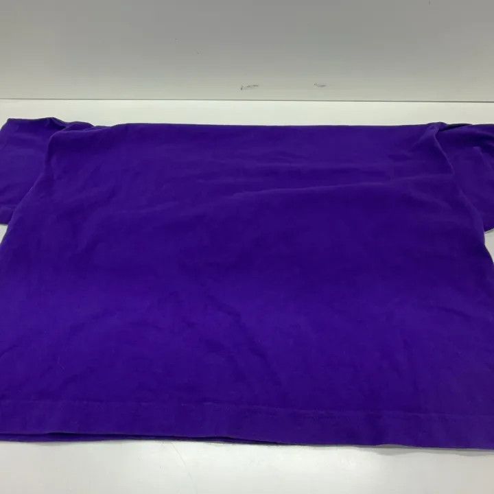 Balenciaga Balenciaga Logo T-Shirt in Purple for Women 0079 Size L / US 10 / IT 46 - 9 Thumbnail