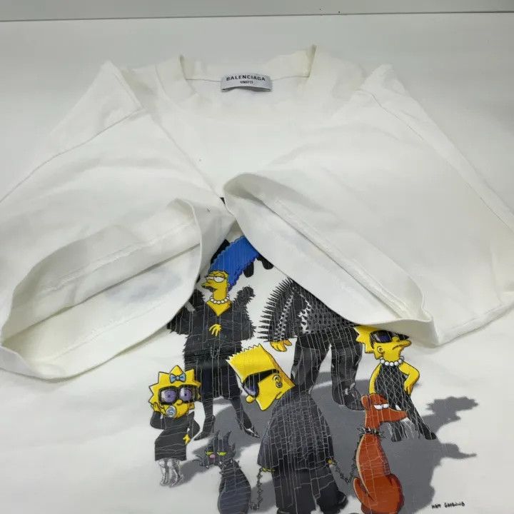 Balenciaga Balenciaga x The Simpsons Graphic Tee 0079 Size M / US 6-8 / IT 42-44 - 6 Thumbnail