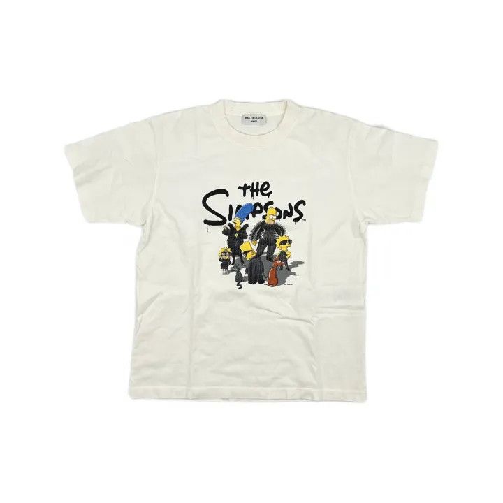 Balenciaga Balenciaga x The Simpsons Graphic Tee 0079 Size M / US 6-8 / IT 42-44 - 2 Thumbnail