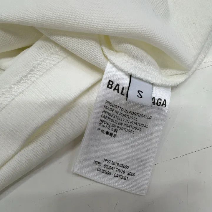 Balenciaga Balenciaga SS20 Vintage Oversized T-Shirt for Women 0079 Size S / US 4 / IT 40 - 4 Thumbnail