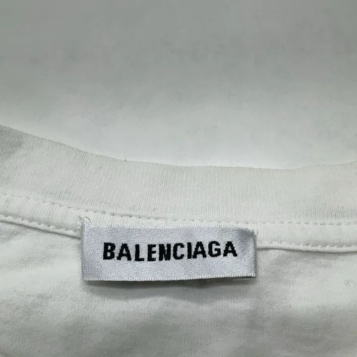 Balenciaga Balenciaga Logo Print Short Sleeve T-Shirt for Women 0079 Size S / US 4 / IT 40 - 5 Thumbnail