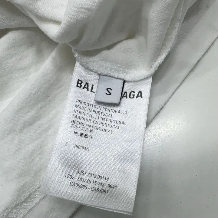 Balenciaga Balenciaga Logo Print Short Sleeve T-Shirt for Women 0079 Size S / US 4 / IT 40 - 4 Thumbnail