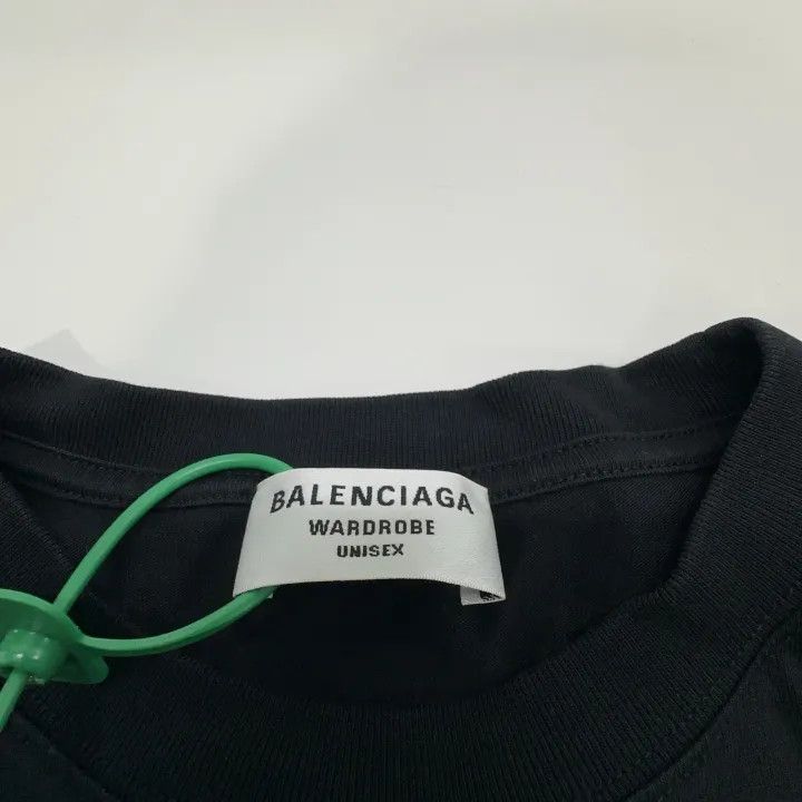 Balenciaga Balenciaga Smiley Graphic Short Sleeve T-Shirt 0079 Size S / US 4 / IT 40 - 4 Thumbnail