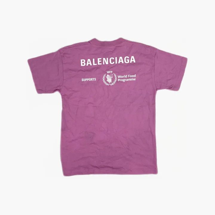 Balenciaga Balenciaga Logo Print Short Sleeve T-Shirt 0079 Size XS / US 0-2 / IT 36-38 - 3 Thumbnail