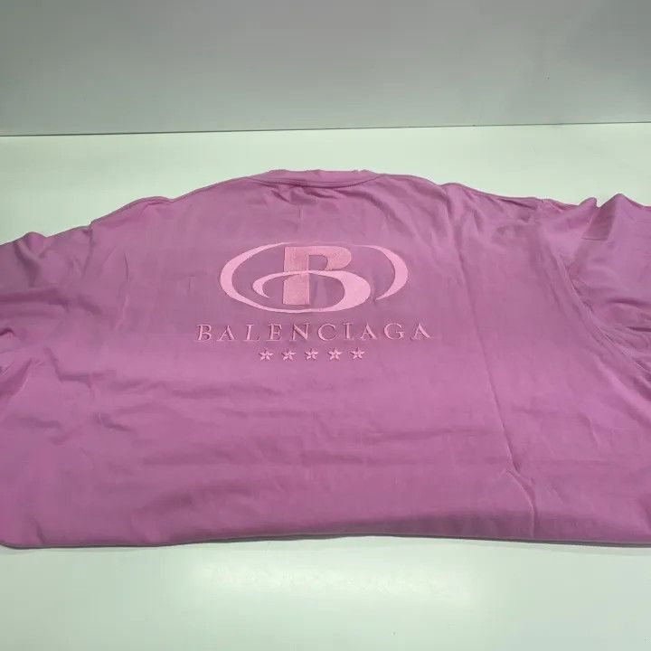 Balenciaga Balenciaga Pink Loose Short Sleeve T-Shirt 0079 Size M / US 6-8 / IT 42-44 - 12 Thumbnail