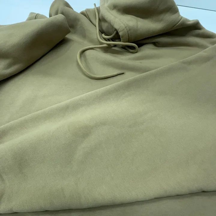 Balenciaga Balenciaga Khaki Cotton Logo Hoodie for Women 0079 Size XS / US 0-2 / IT 36-38 - 8 Thumbnail