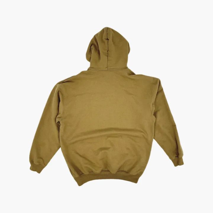 Balenciaga Balenciaga Khaki Cotton Logo Hoodie for Women 0079 Size XS / US 0-2 / IT 36-38 - 3 Thumbnail