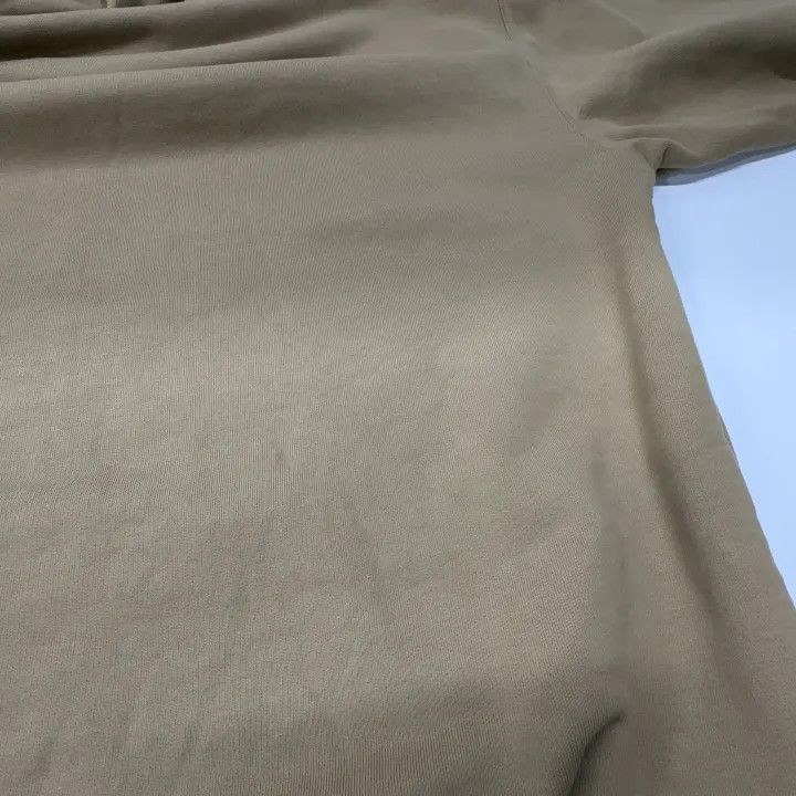Balenciaga Balenciaga Khaki Cotton Logo Hoodie for Women 0079 Size XS / US 0-2 / IT 36-38 - 12 Thumbnail