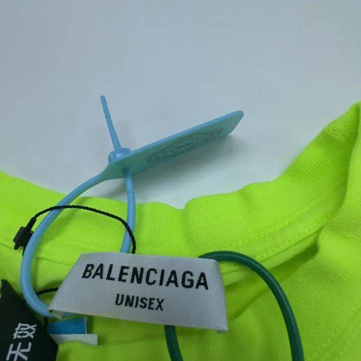 Balenciaga Balenciaga Yellow Logo T-Shirt for Women 0079 Size M / US 6-8 / IT 42-44 - 2 Thumbnail