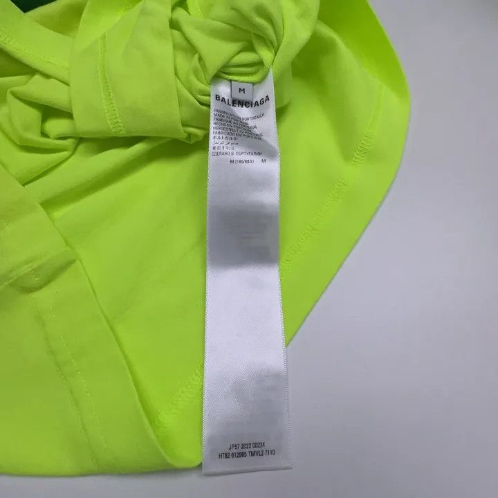 Balenciaga Balenciaga Yellow Logo T-Shirt for Women 0079 Size M / US 6-8 / IT 42-44 - 4 Thumbnail