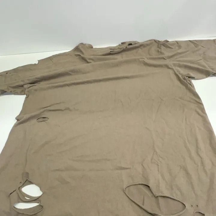 Balenciaga Balenciaga Gray Logo Print Short Sleeve T-Shirt 0079 Size XS / US 0-2 / IT 36-38 - 11 Thumbnail