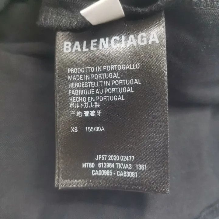 Balenciaga Balenciaga Black Graphic Printed T-Shirt for Women 0079 Size XS / US 0-2 / IT 36-38 - 4 Thumbnail