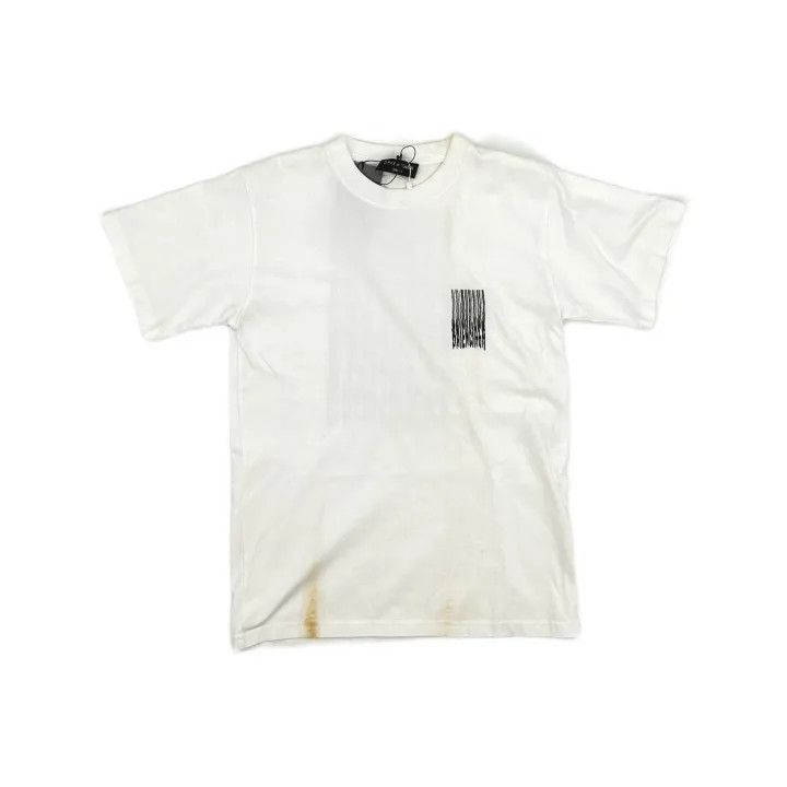 Balenciaga Balenciaga White Barcode Print Cotton T-Shirt 0079 Size S / US 4 / IT 40 - 2 Thumbnail