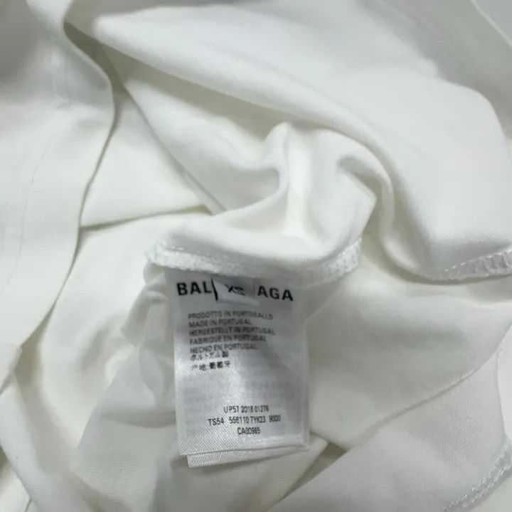 Balenciaga Balenciaga Logo Print T-Shirt for Women 0079 Size XS / US 0-2 / IT 36-38 - 3 Thumbnail