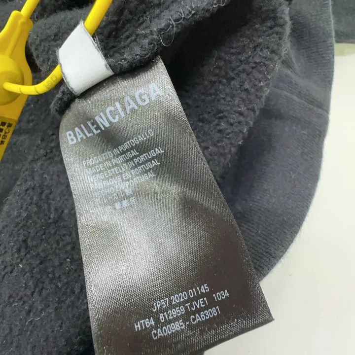 Balenciaga Balenciaga Logo Embroidered Hoodie for Women 0079 Size S / US 4 / IT 40 - 3 Thumbnail