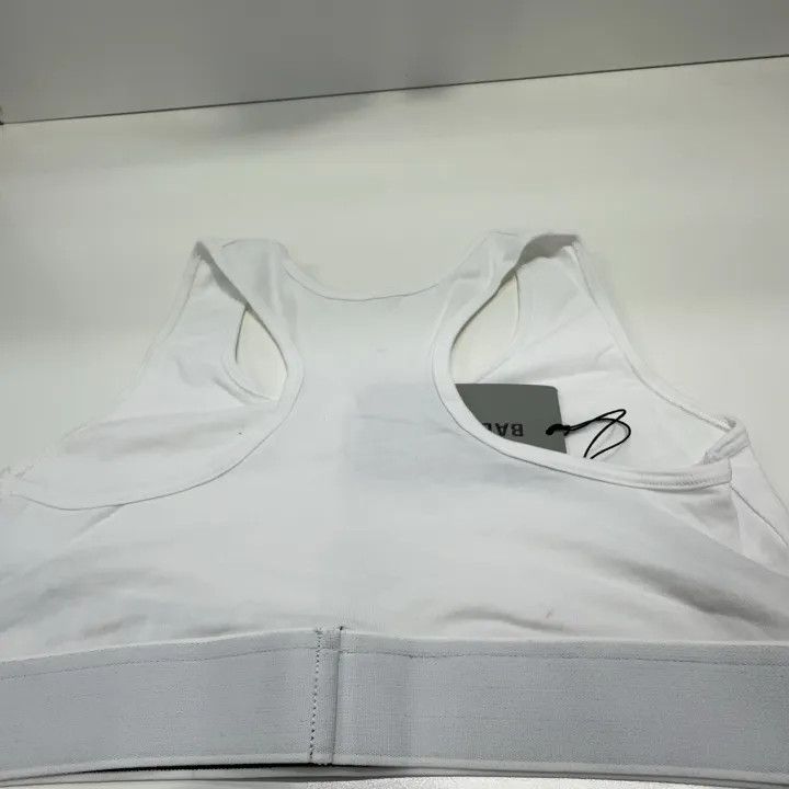 Balenciaga Balenciaga Logo Print Sports Bra for Women 0079 Size S / US 4 / IT 40 - 10 Thumbnail