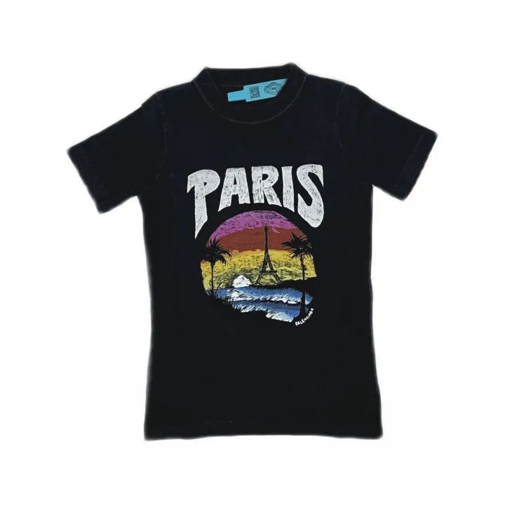 Balenciaga Balenciaga Paris Letter Print Short Sleeve T-Shirt 0079 Size M / US 6-8 / IT 42-44 - 2 Thumbnail