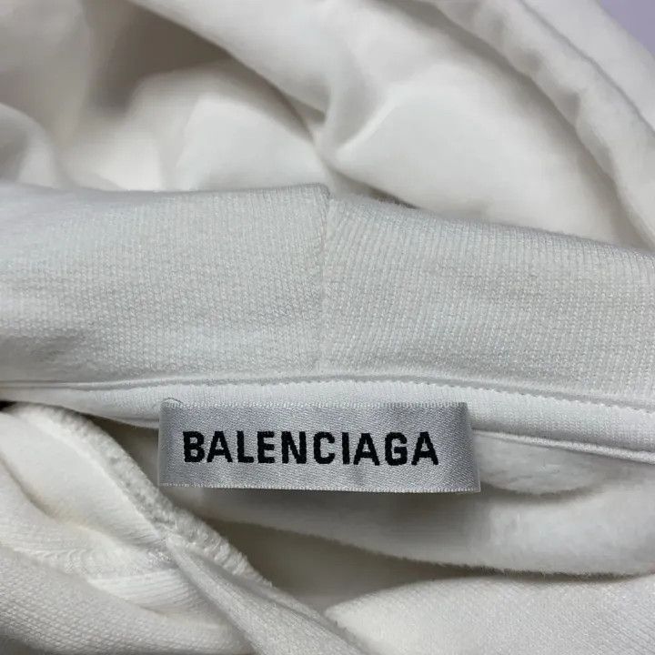 Balenciaga Balenciaga Logo Hooded Sweatshirt for Women 0079 Size XS / US 0-2 / IT 36-38 - 4 Thumbnail