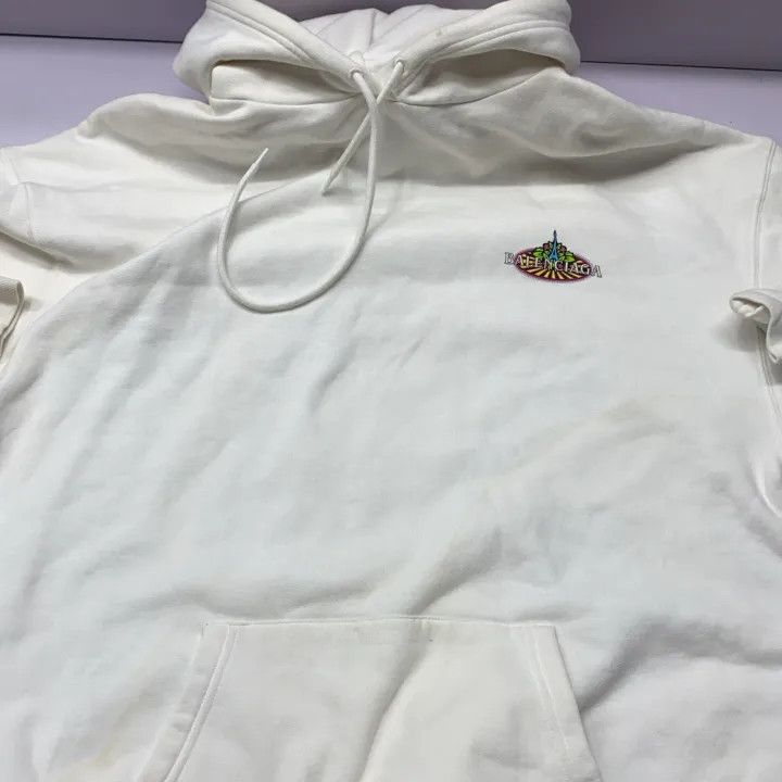 Balenciaga Balenciaga Logo Hooded Sweatshirt for Women 0079 Size XS / US 0-2 / IT 36-38 - 8 Thumbnail